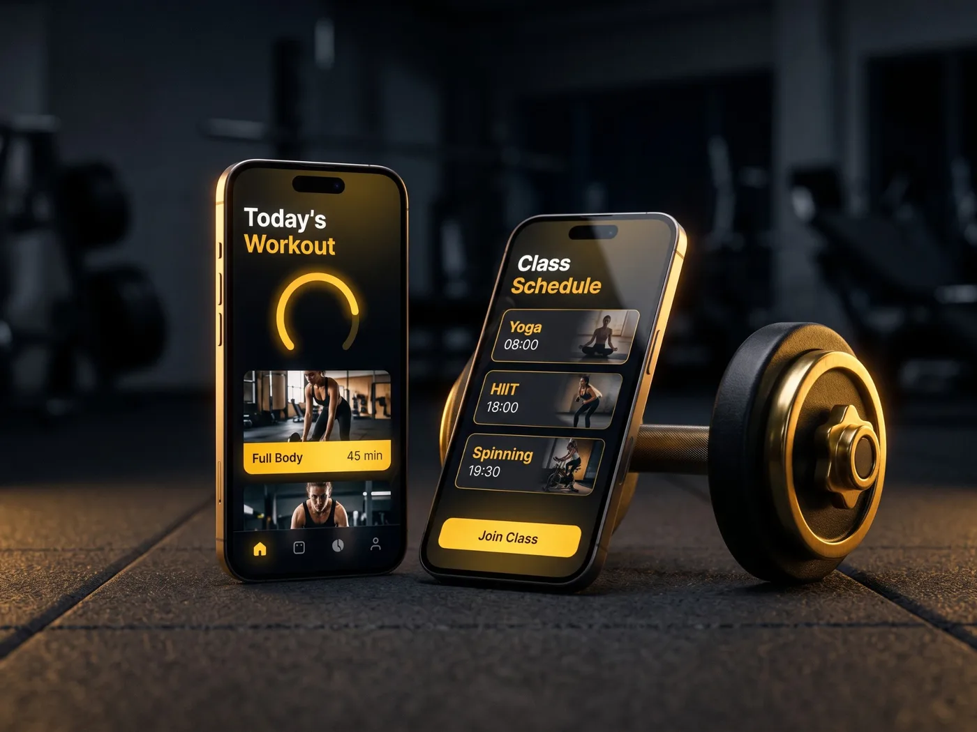 Fitness & Gym App – app concept by Hossein Mohebbi