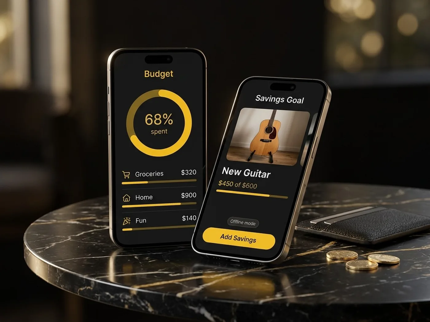 Expense & Budget App – app concept by Hossein Mohebbi