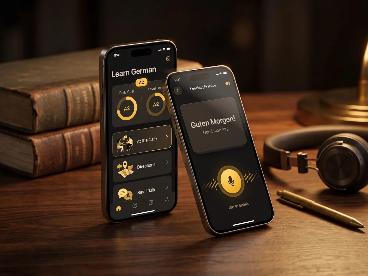 Language Learning App – app concept by Hossein Mohebbi