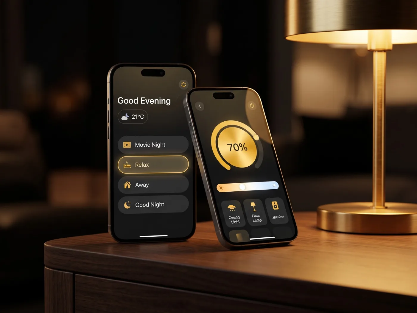 Smart Home App – app concept by Hossein Mohebbi